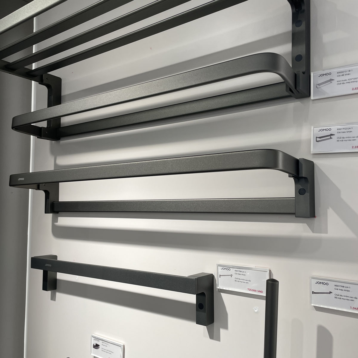 Thanh treo khăn đôi JOMOO 9301709-LH-I011