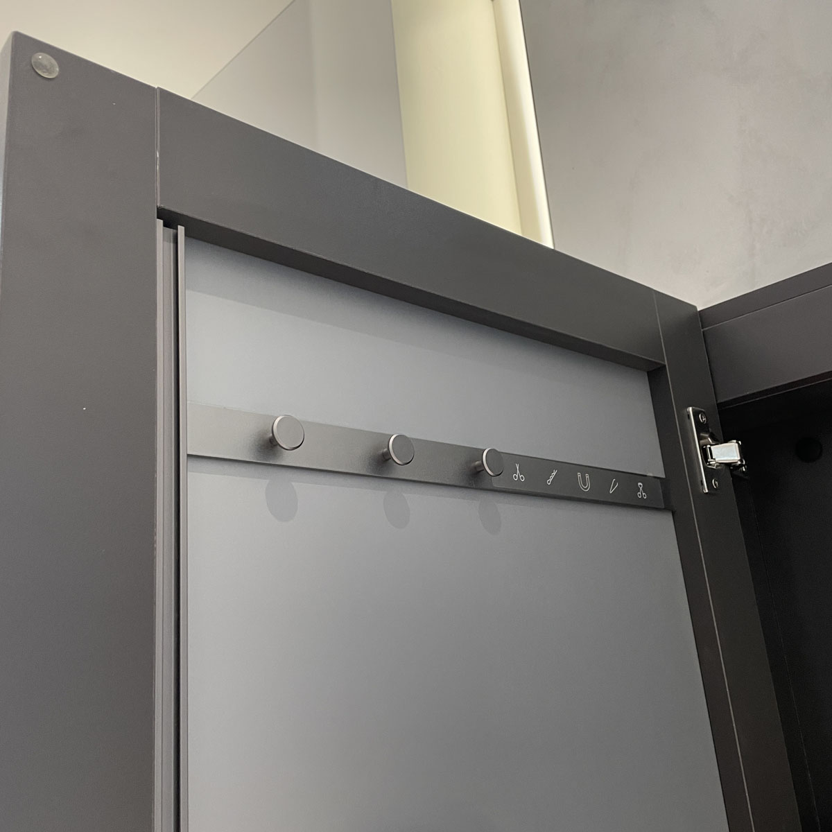 Bộ tủ chậu & tủ gương JOMOO A1269-168Z-S1 gương led tích hợp ổ điện