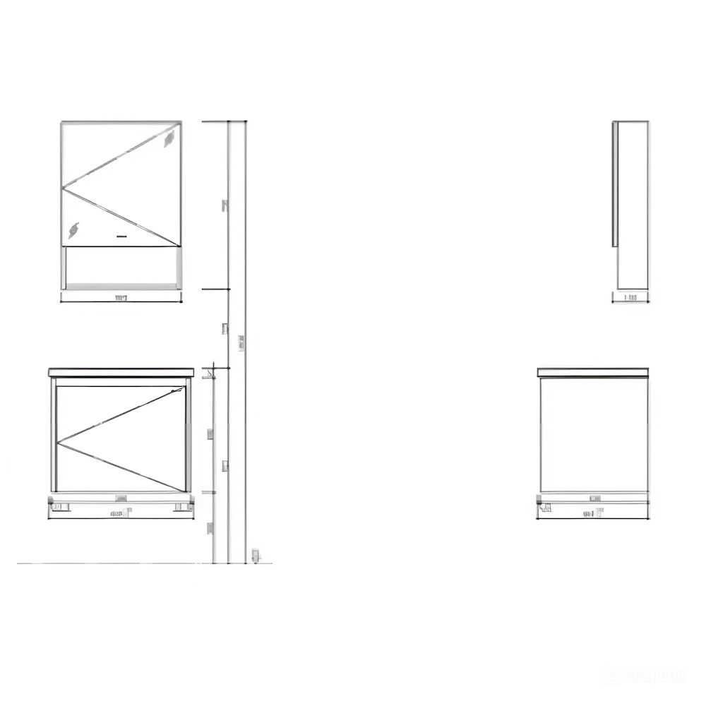 Bộ tủ chậu & tủ gương size 60cm JOMOO A2011-126V-I011