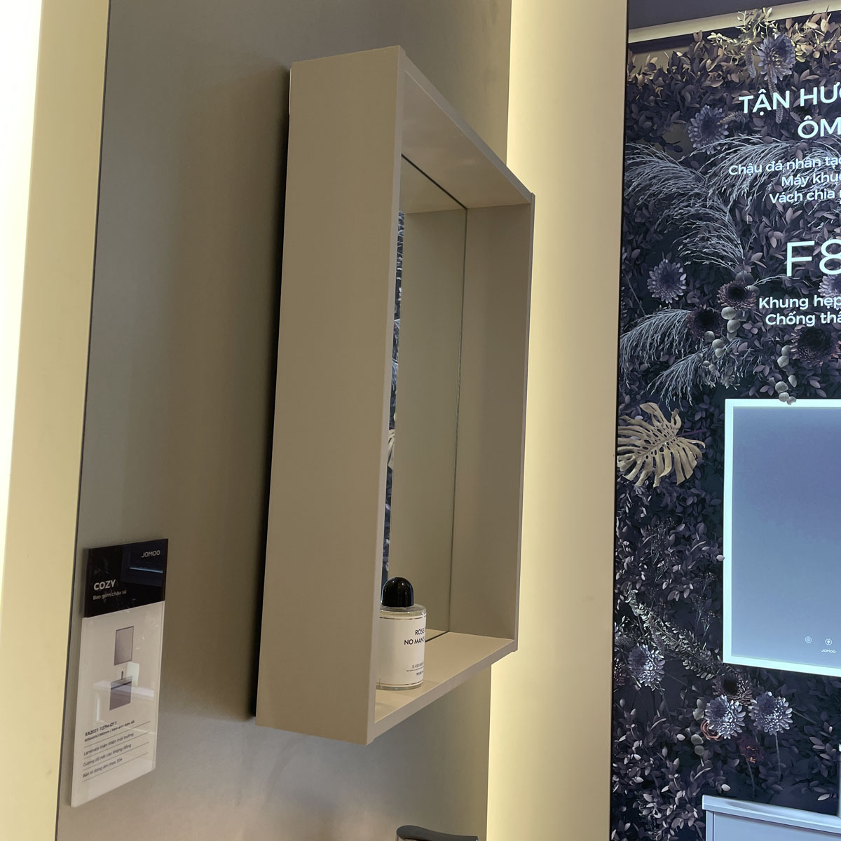 Bộ tủ chậu & tủ gương size 60cm JOMOO XA2021-127H-I011