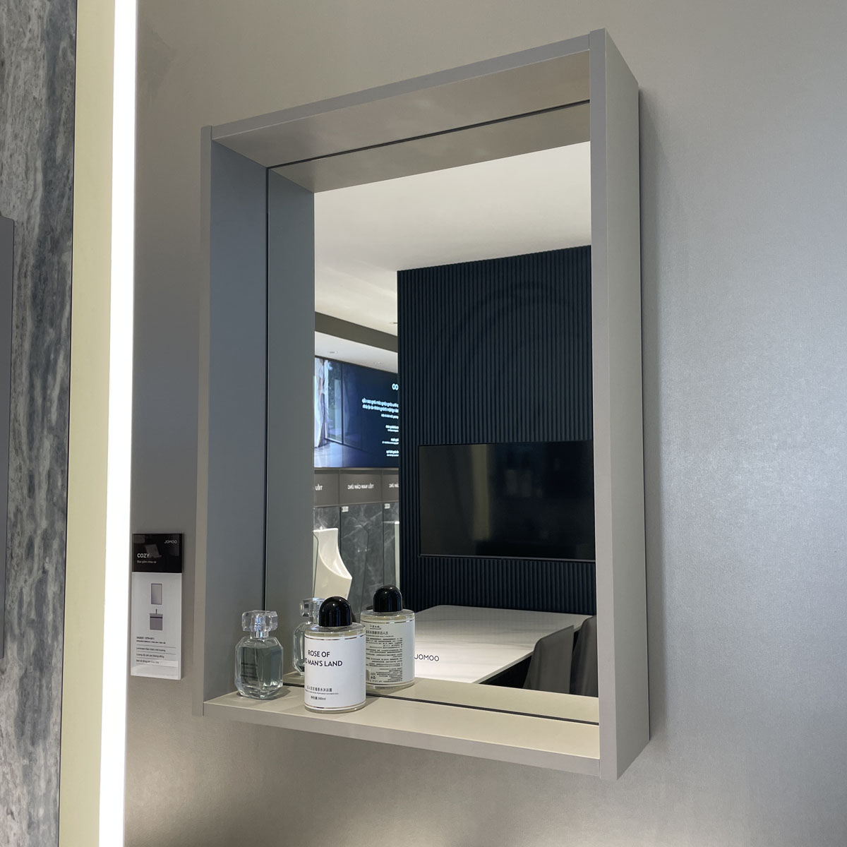 Bộ tủ chậu & tủ gương size 60cm JOMOO XA2021-127H-I011