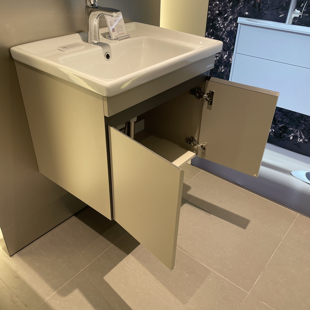 Bộ tủ chậu & tủ gương size 60cm JOMOO XA2021-127H-I011