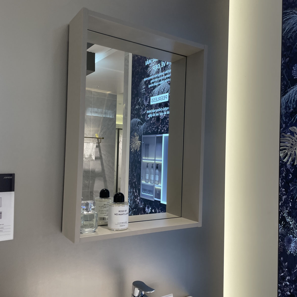 Bộ tủ chậu & tủ gương size 60cm JOMOO XA2021-127H-I011