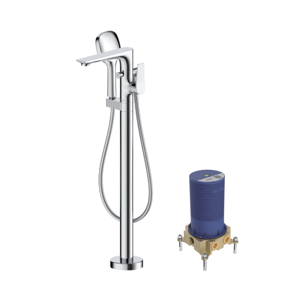 Bộ vòi bồn tắm đặt sàn JOMOO P38008-684/1B-1/P37315-000/00-1