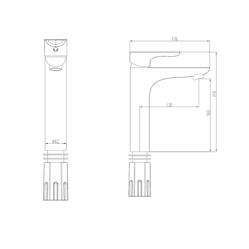 Vòi chậu lavabo nóng lạnh JOMOO 32160-139/1B1-Z
