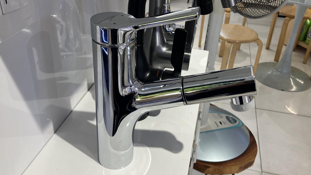 Vòi chậu lavabo nóng lạnh dây rút JOMOO 32443-574/1B-Z