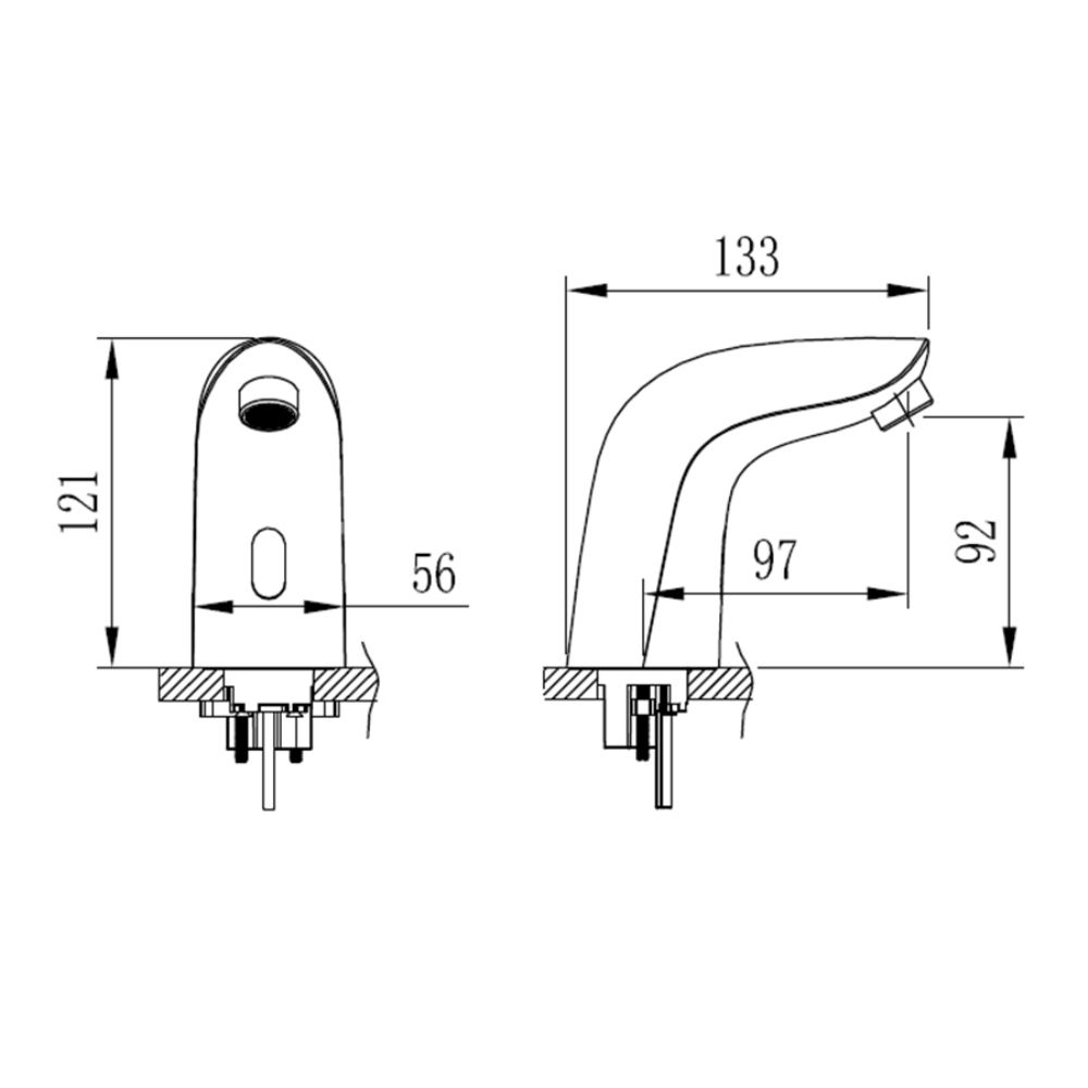 Vòi chậu lavabo cảm ứng JOMOO 5E1170-11-I01
