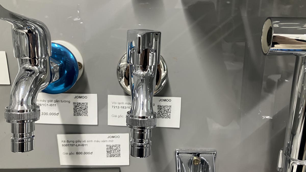 Vòi lạnh máy giặt gắn tường JOMOO 7212-183/1C-I011