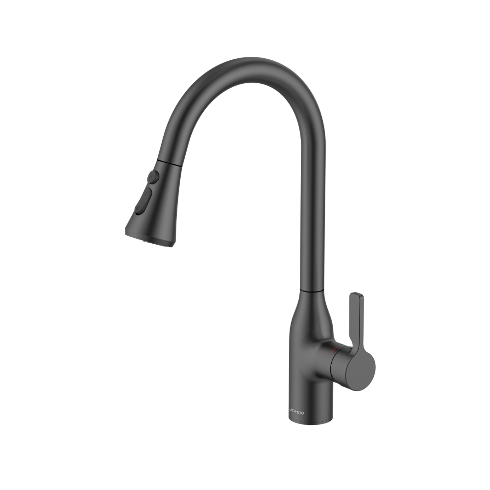 Vòi rửa chén bát nóng lạnh dây rút JOMOO 33138-123