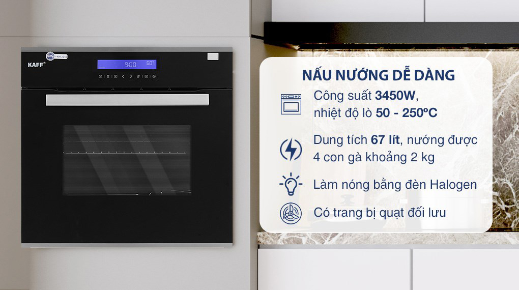Lò nướng dung tích 67L KAFF KF-T90S