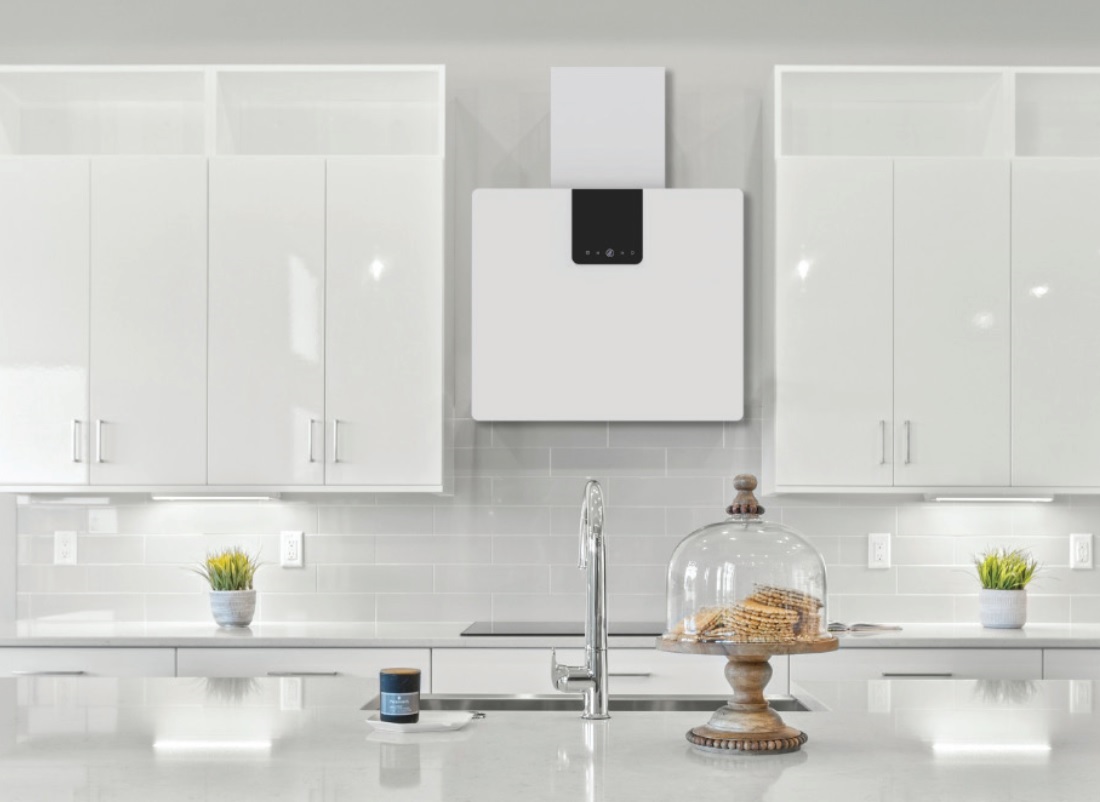 Máy hút mùi siêu mỏng ốp tường KAFF KF-VERTI70WHI