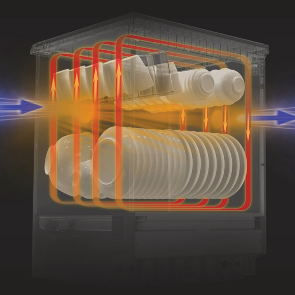 Máy rửa chén âm tủ bán phần KAFF KF-BISMS8Plus