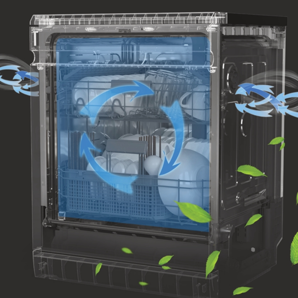 Máy rửa chén âm tủ bán phần KAFF KF-BISMS8Plus