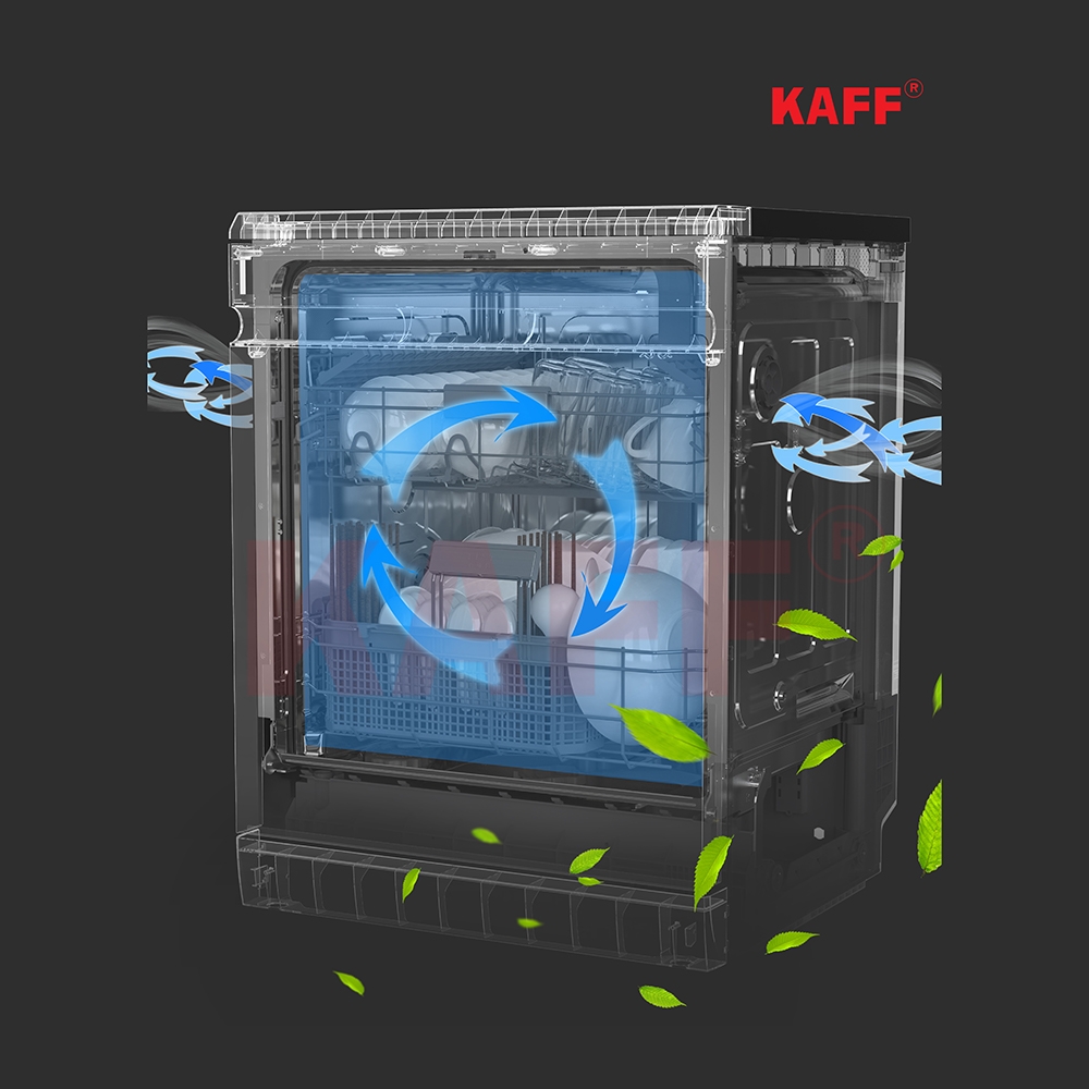 Máy rửa chén âm tủ bán phần KAFF KF-GARDE820SEMI