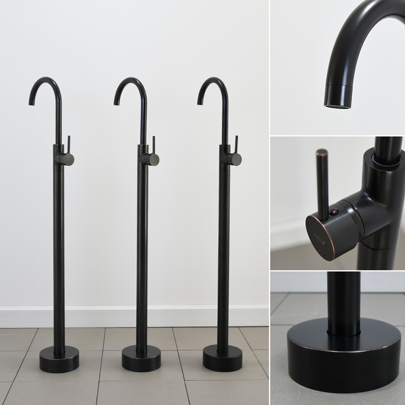 Vòi đặt sàn bằng đồng Kanly GCAH6B