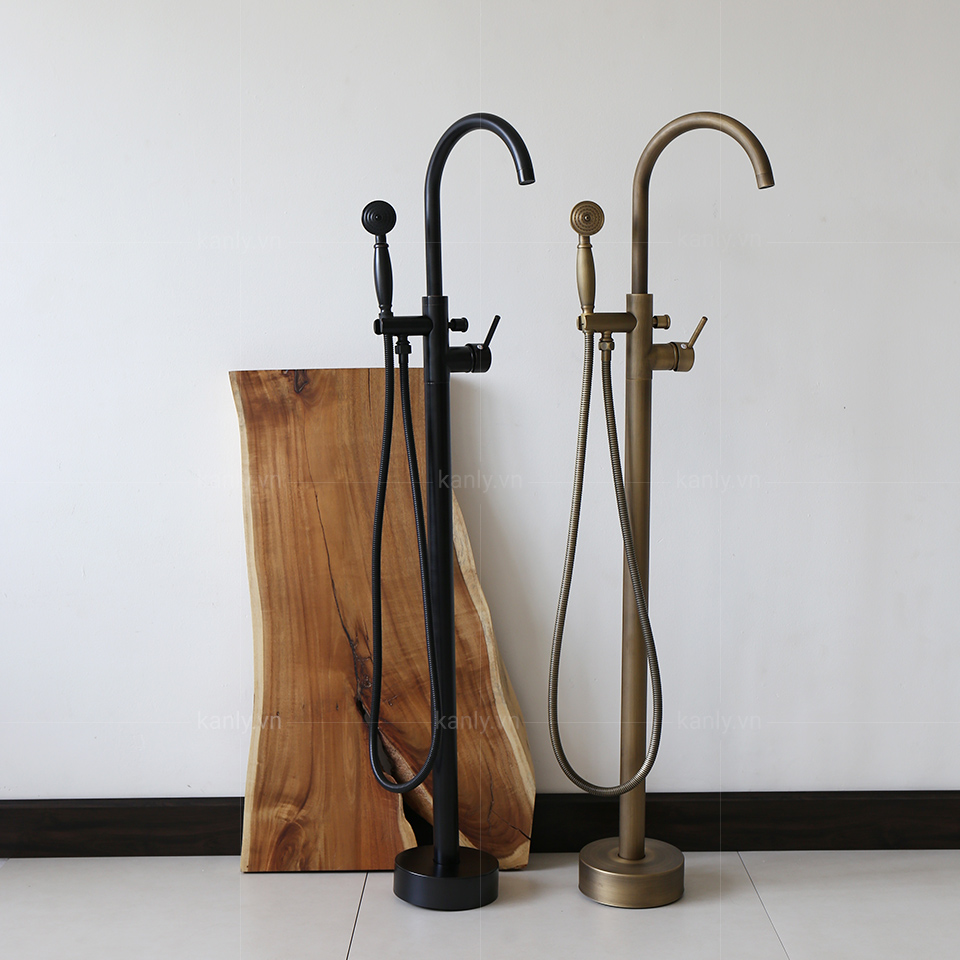 Sen tắm đặt sàn bằng đồng Kanly GCS06B