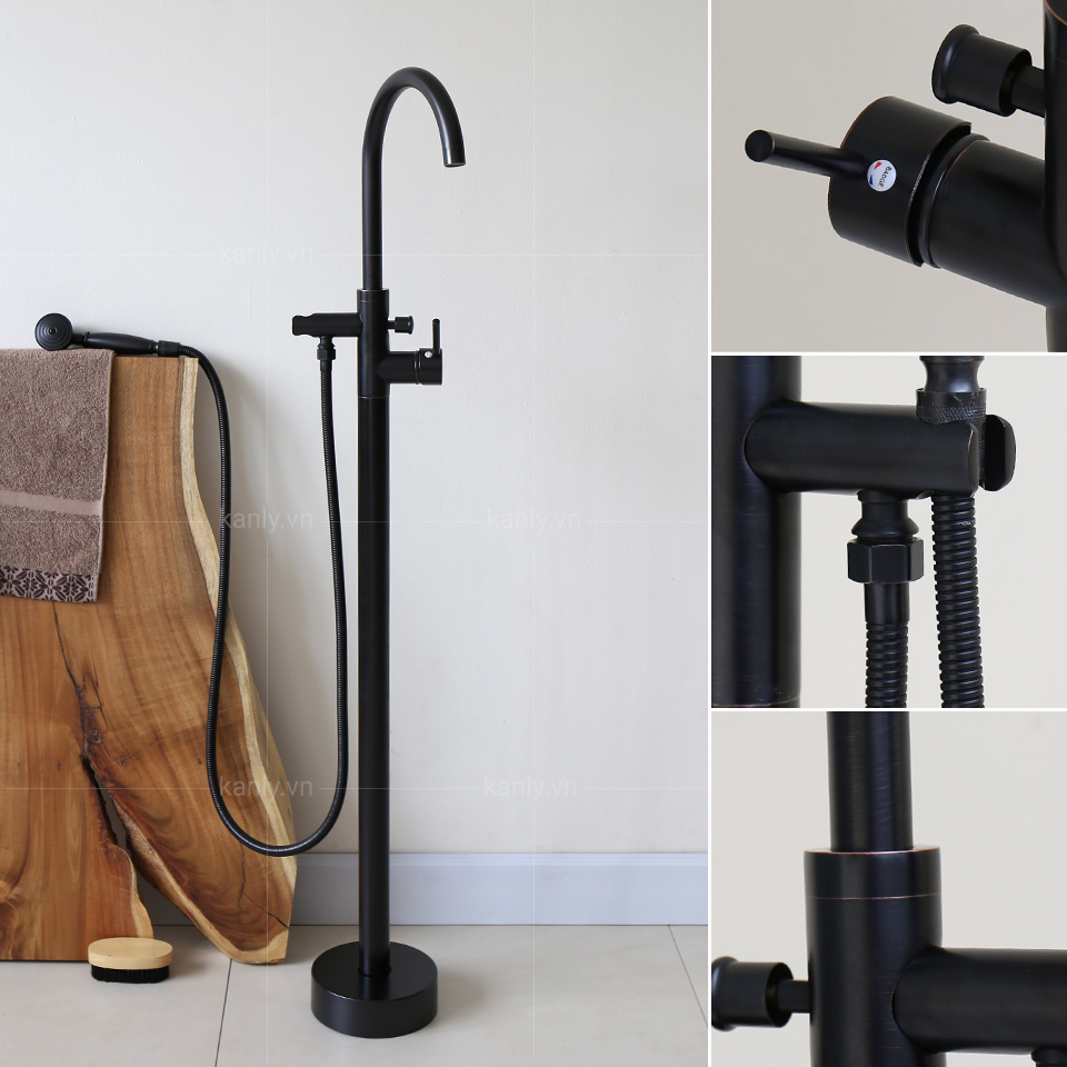 Sen tắm đặt sàn bằng đồng Kanly GCS06B