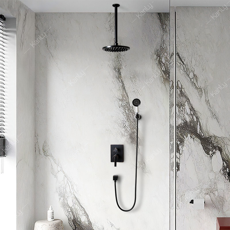 Sen tắm âm trần đồng thau cổ điển Kanly GCS76B