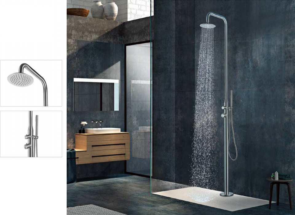 Sen cây tắm đứng đặt sàn ngoài trời Kanly KLS9005