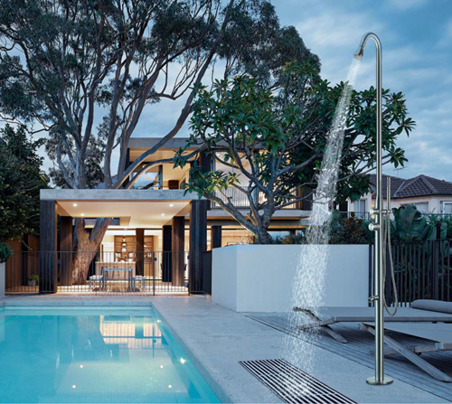 Sen cây tắm đứng đặt sàn ngoài trời Kanly KLS9006