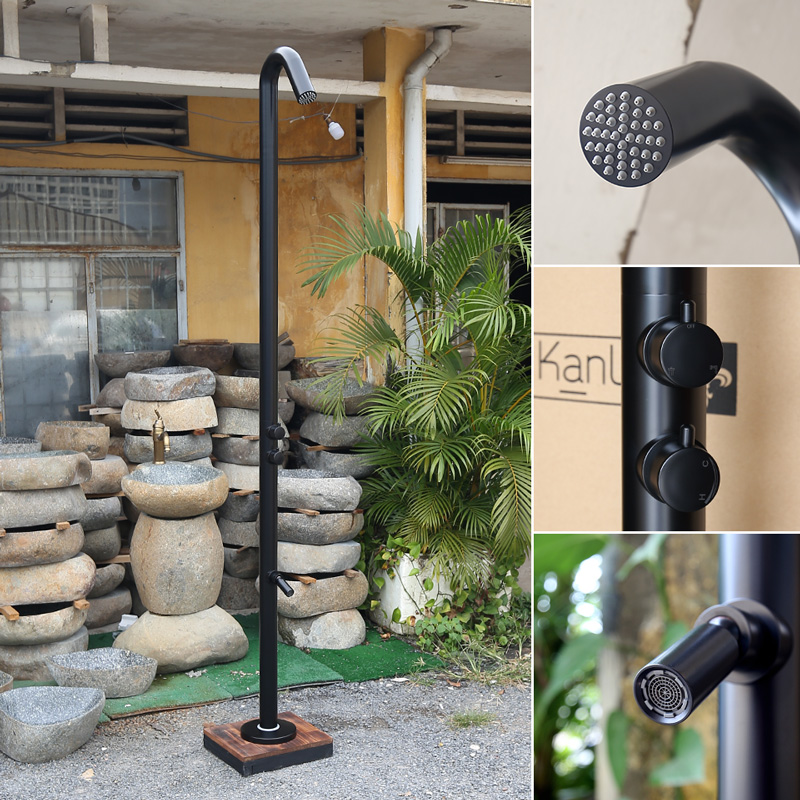 Sen cây tắm đứng đặt sàn ngoài trời Kanly KLS9015B
