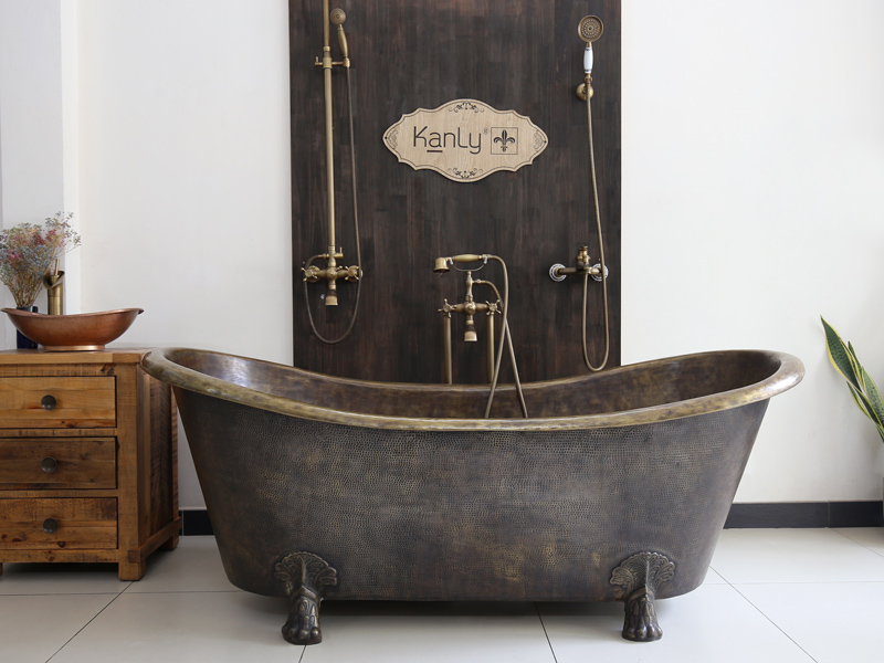 Bồn tắm bằng đồng 1.8m Kanly GCBT09 (Kanly BT09)