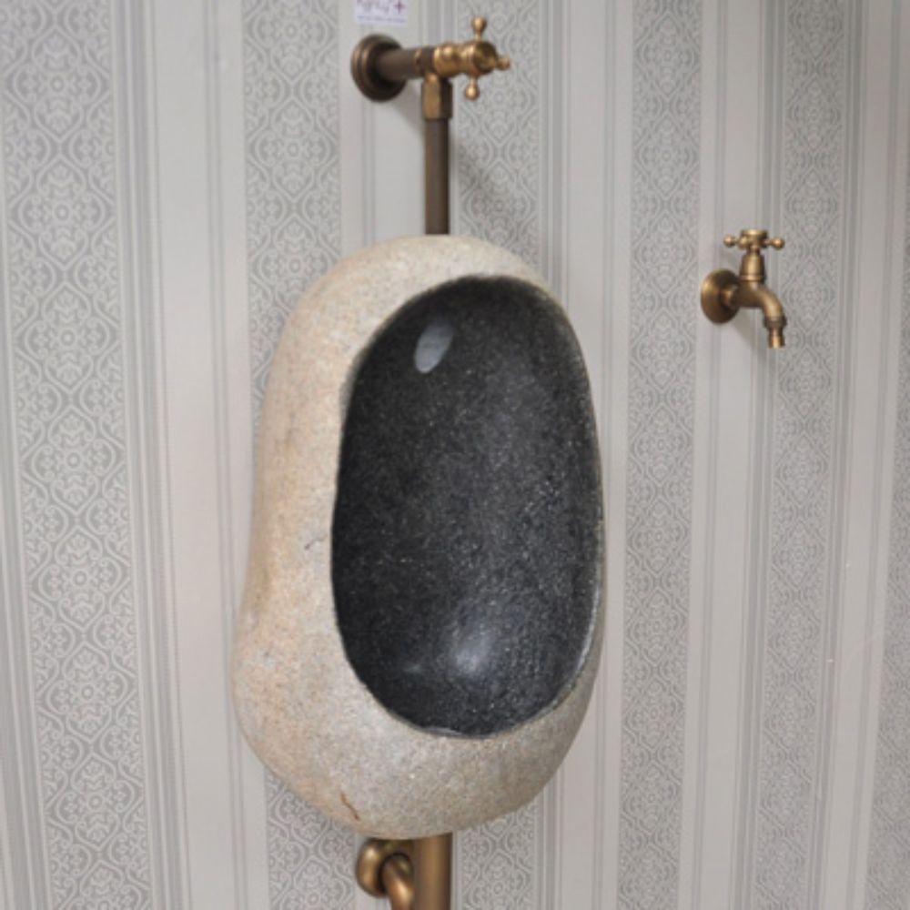 Bồn tiểu nam bằng đá cuội Kanly BONTIEU-DACUOI