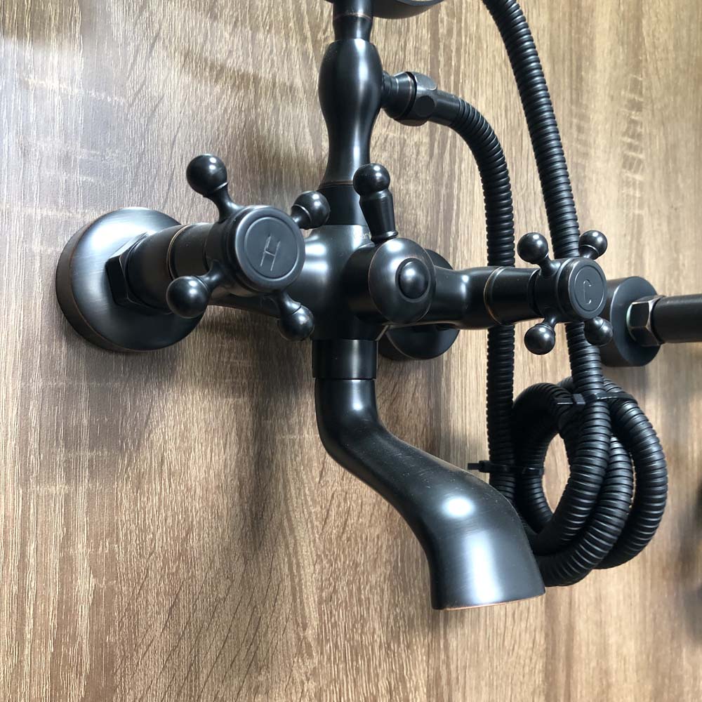 Sen tắm treo tường bằng đồng Kanly GCS01B