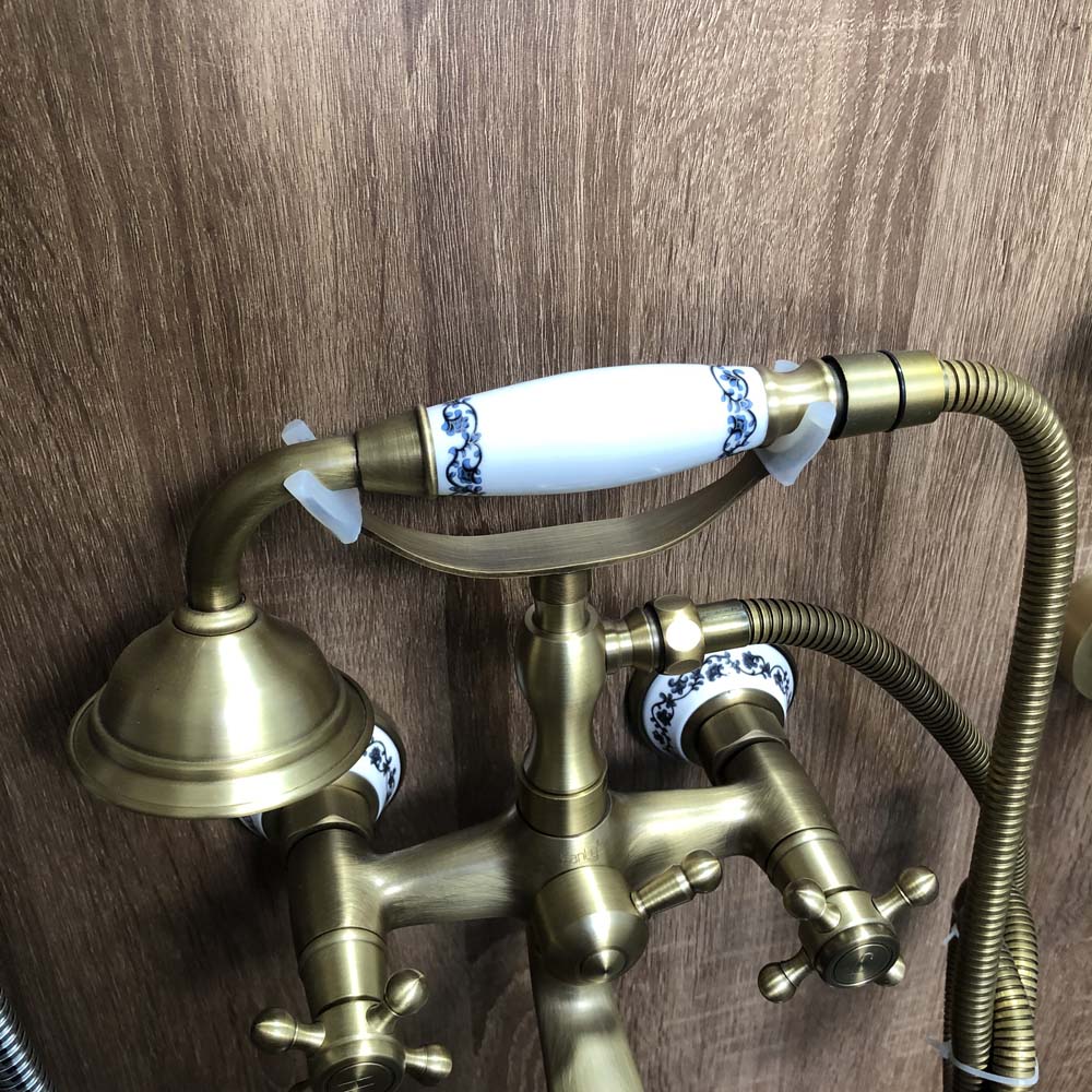 Bộ sen tắm nóng lạnh bằng đồng Kanly GCS03