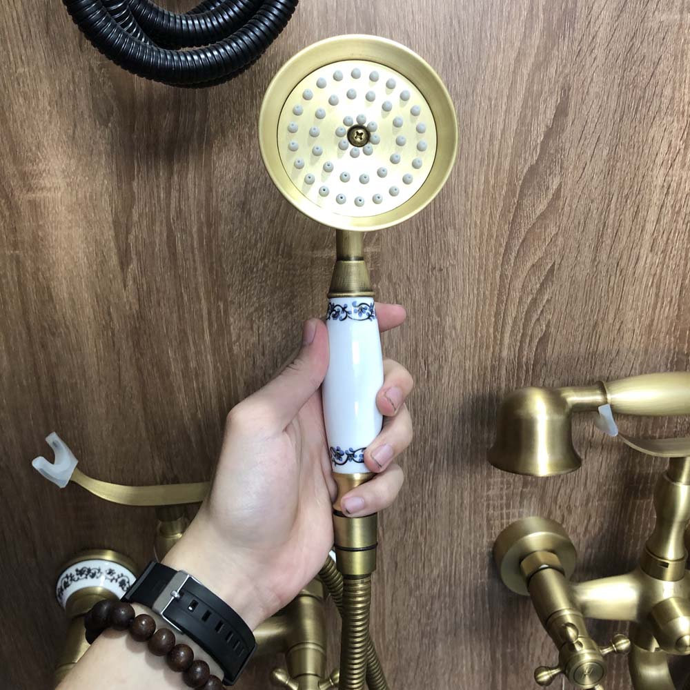 Bộ sen tắm nóng lạnh bằng đồng Kanly GCS03