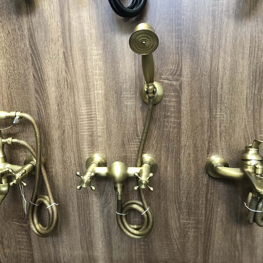 Bộ sen tắm nóng lạnh bằng đồng Kanly GCS17