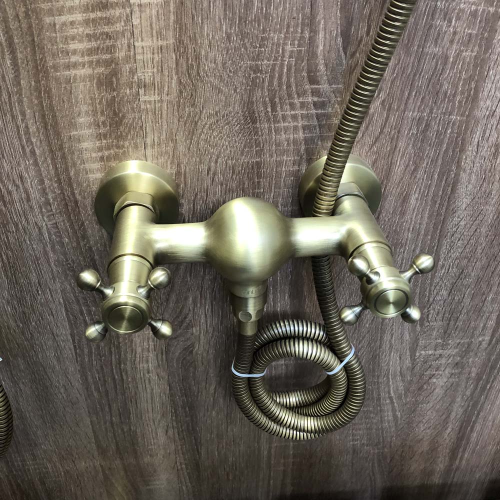 Bộ sen tắm nóng lạnh bằng đồng Kanly GCS17