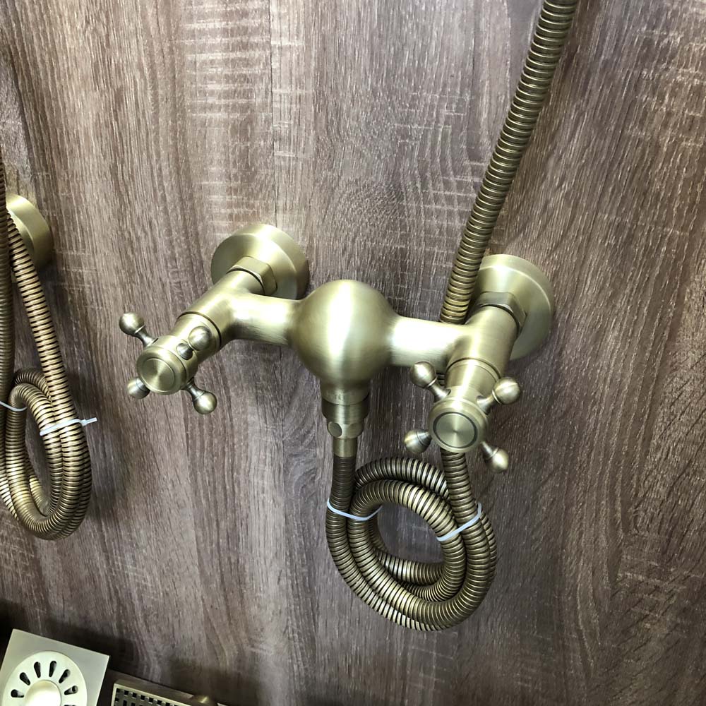 Bộ sen tắm nóng lạnh bằng đồng Kanly GCS17