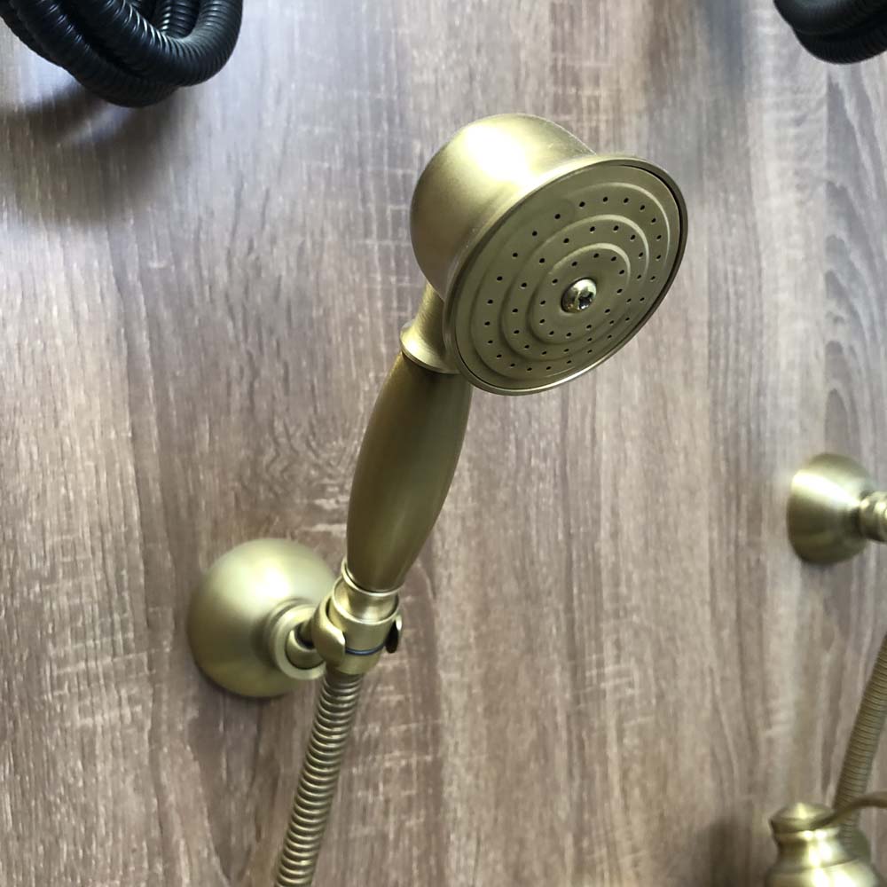 Bộ sen tắm nóng lạnh bằng đồng Kanly GCS17