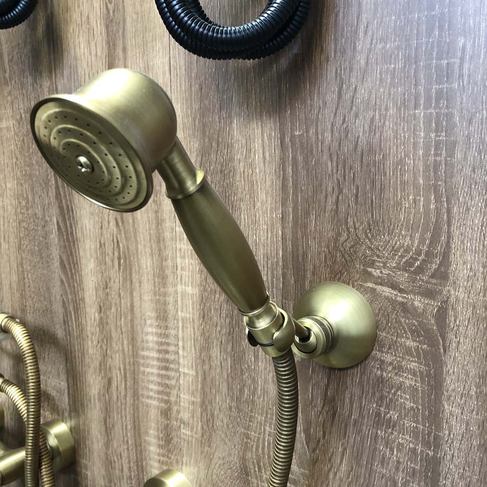 Bộ sen tắm nóng lạnh bằng đồng Kanly GCS17