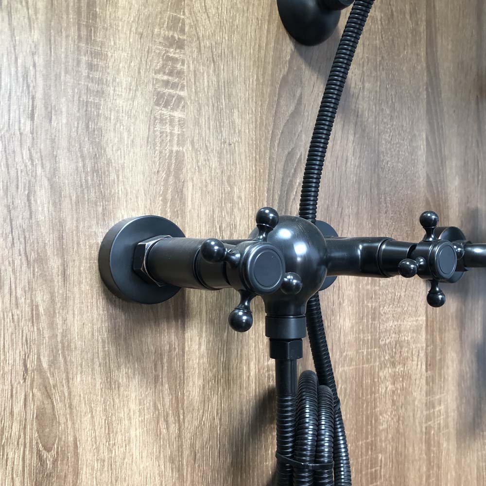 Sen tắm treo tường nóng lạnh bằng đồng Kanly GCS17B