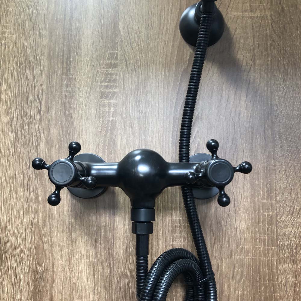 Sen tắm treo tường nóng lạnh bằng đồng Kanly GCS17B