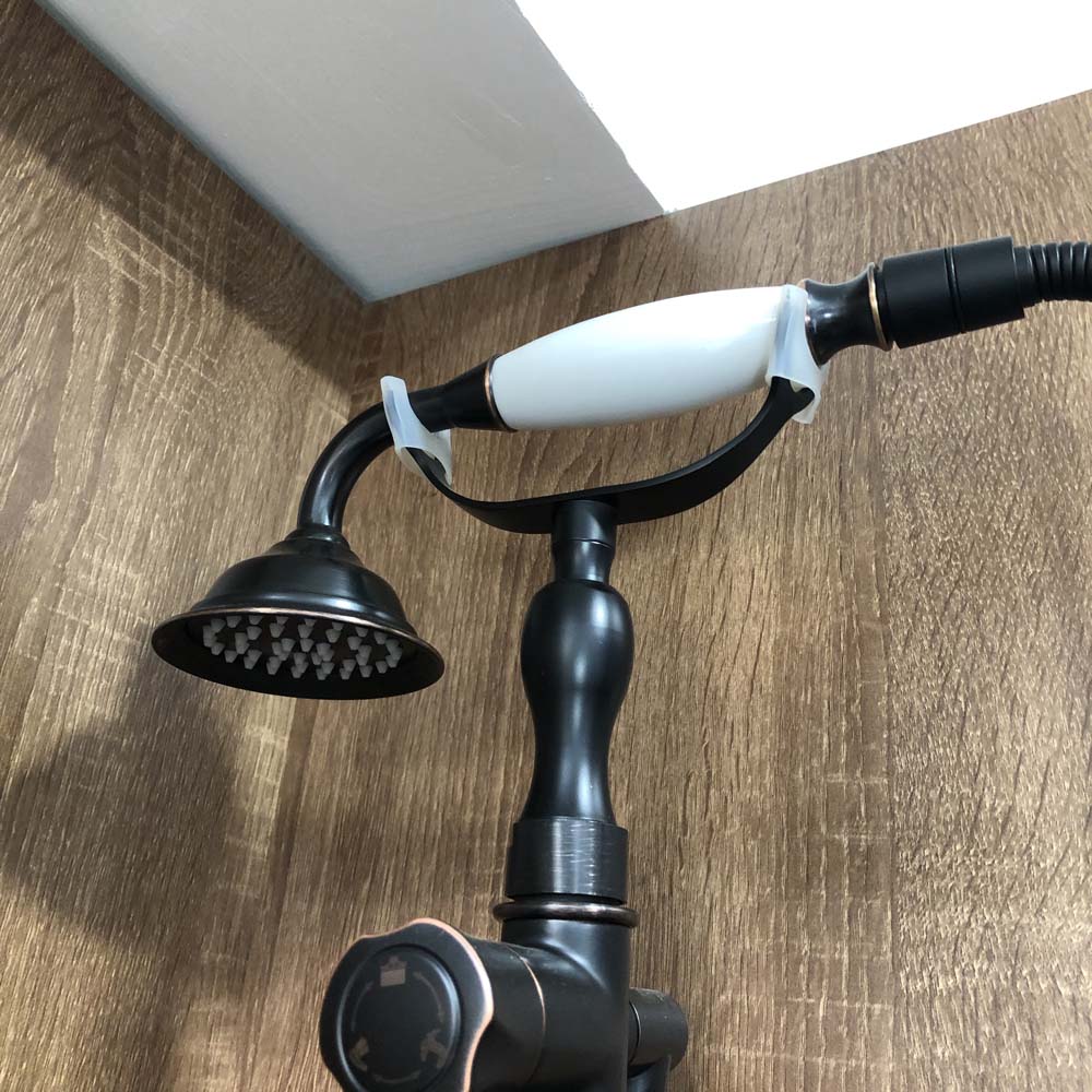 Sen tắm treo tường nóng lạnh bằng đồng Kanly GCS23B