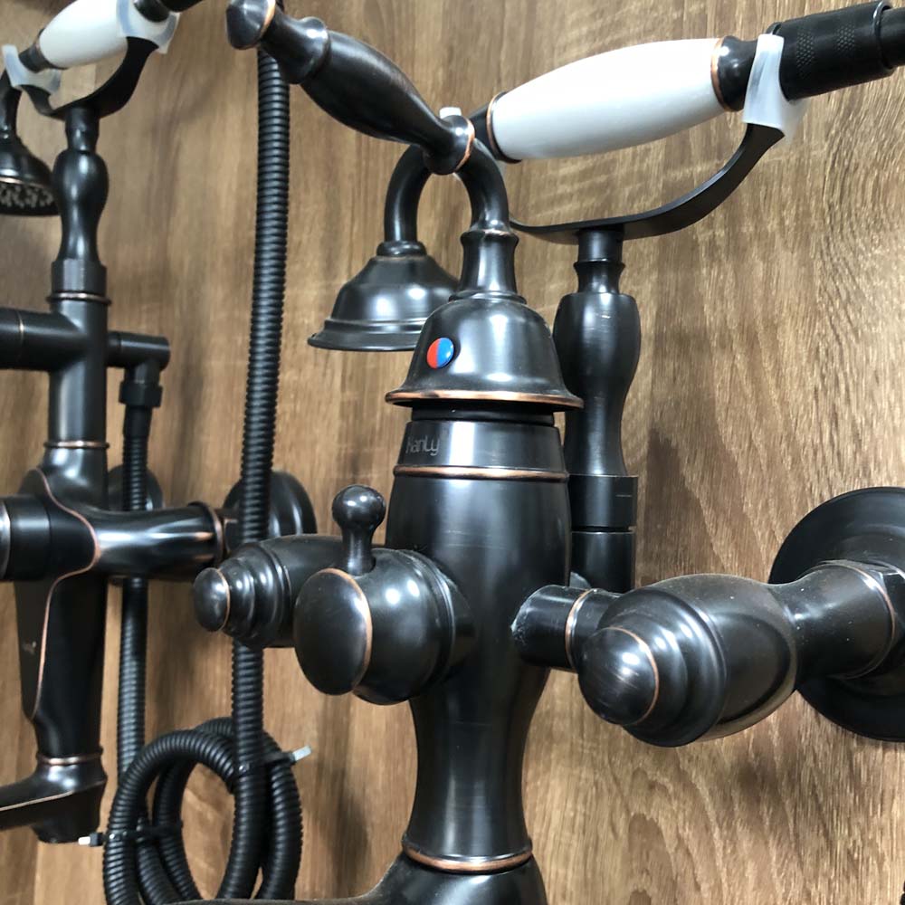 Bộ sen tắm nóng lạnh bằng đồng Kanly GCS24B