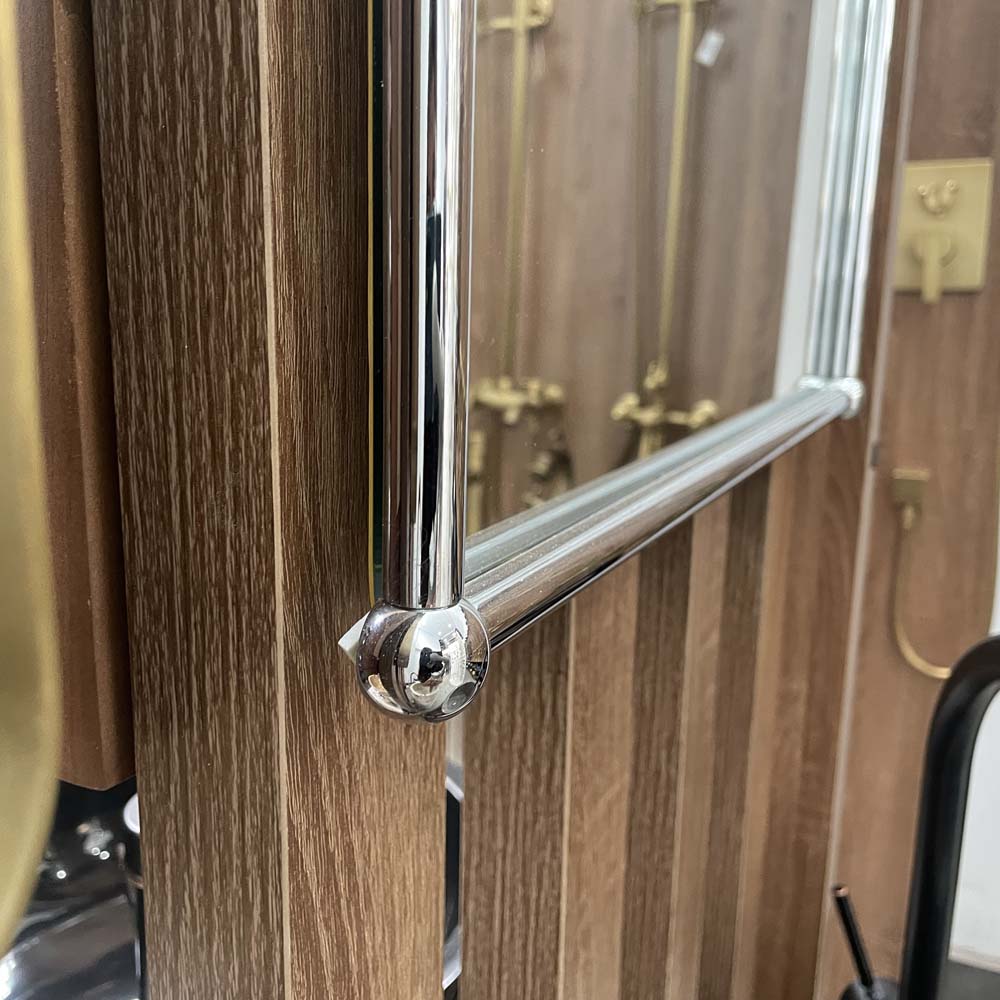 Gương trang điểm treo tường khung bằng đồng KANLY CHG12.01