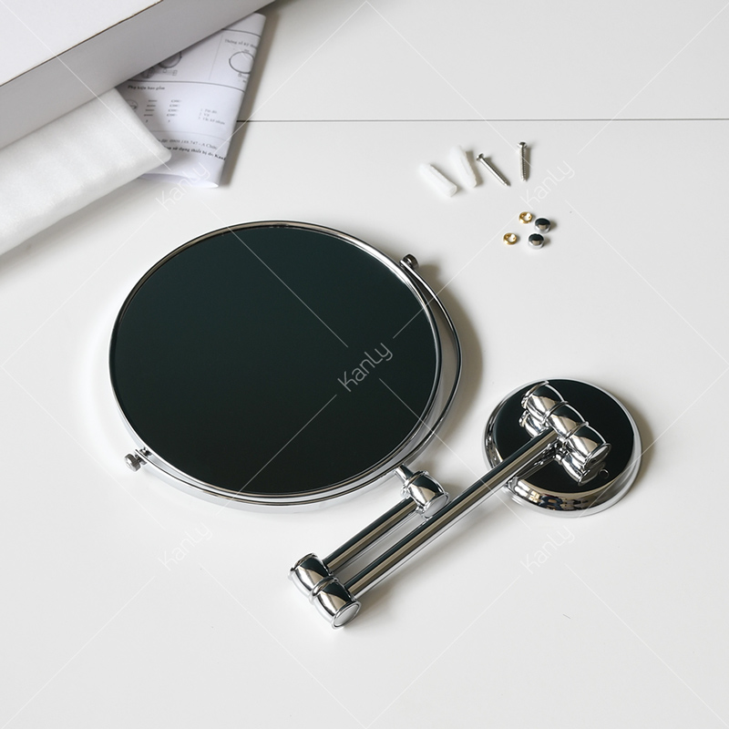 Gương soi đồng thau mạ chrome Kanly CHK18
