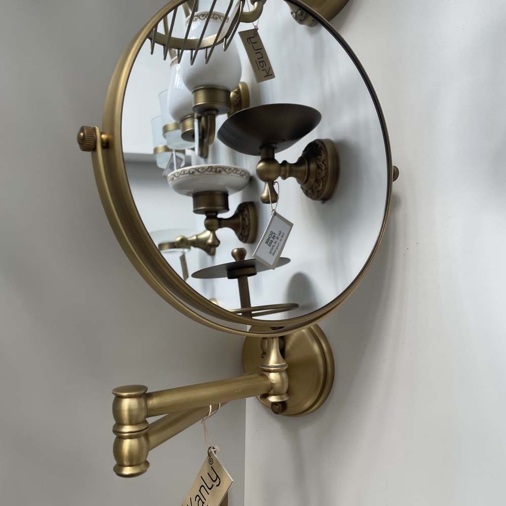 Gương soi bằng đồng xoay 180 độ Kanly GCK18