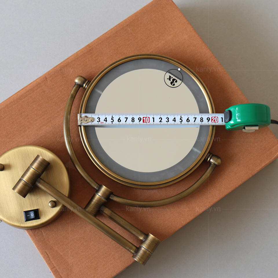 Gương cạo râu có đèn Kanly GCK18L