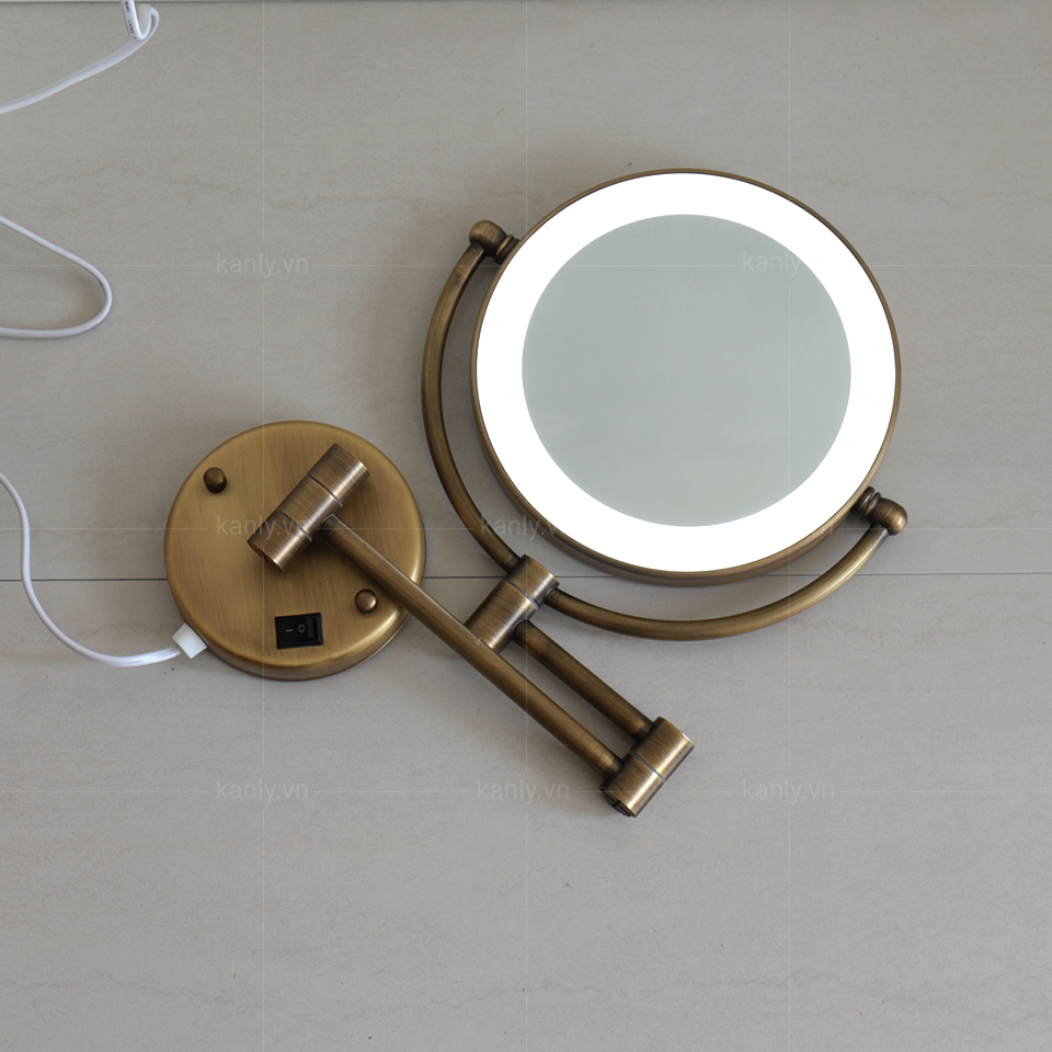 Gương cạo râu có đèn Kanly GCK18L