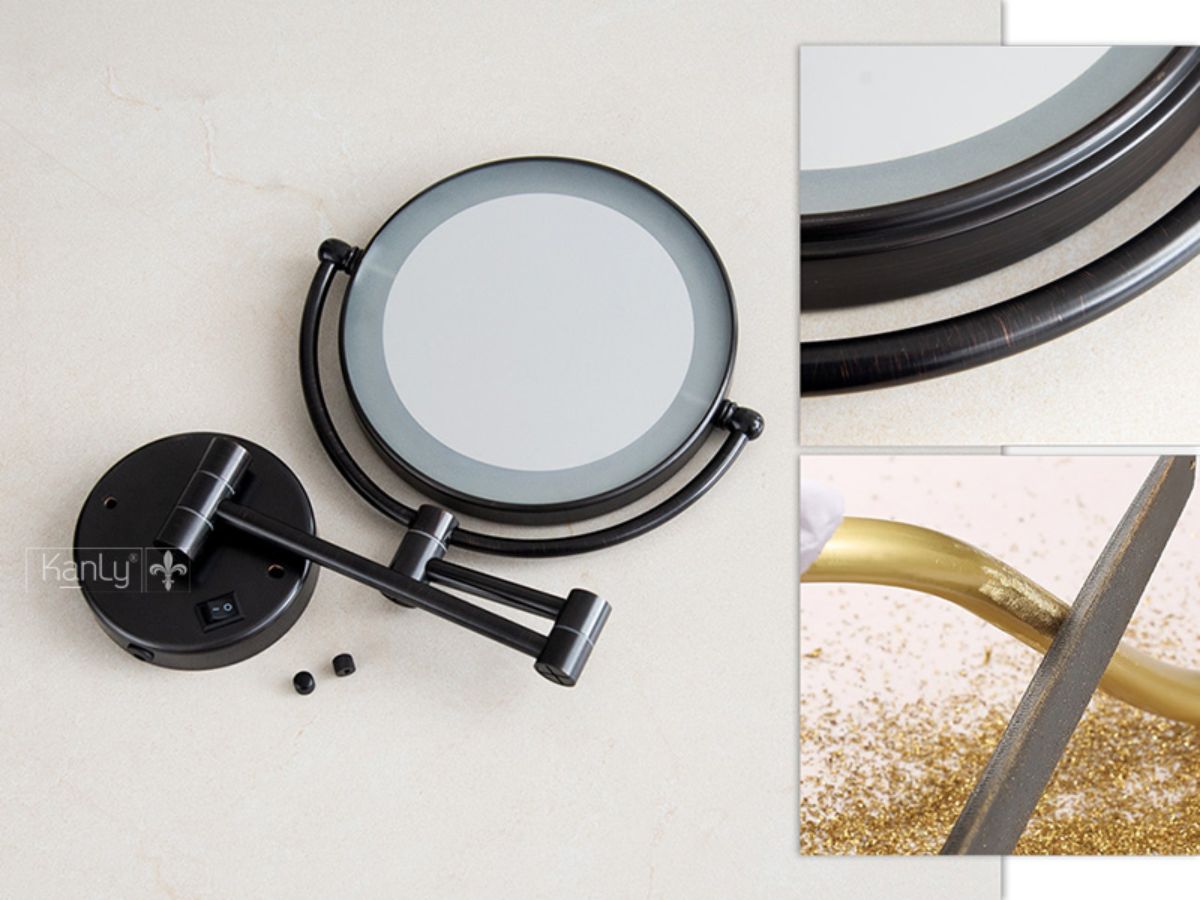 Gương cạo râu có đèn Kanly GCK18LB