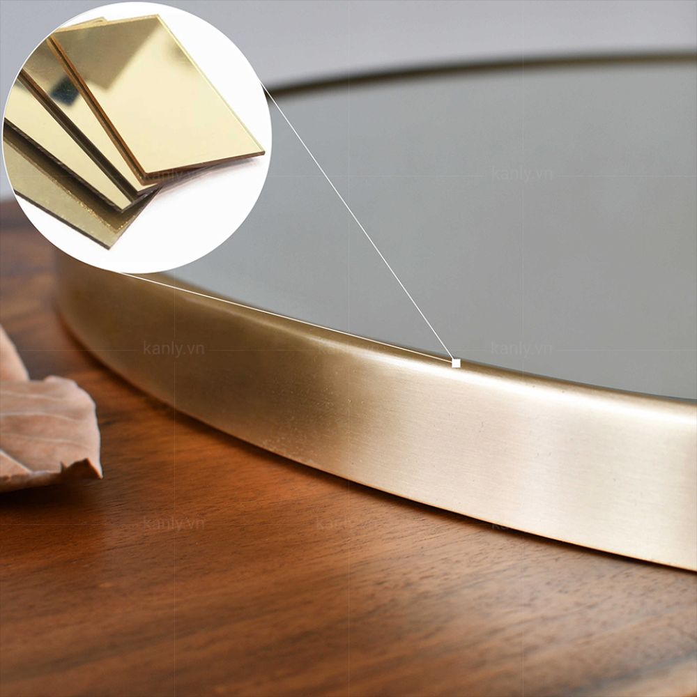 Gương soi khung bằng đồng Kanly GD1101
