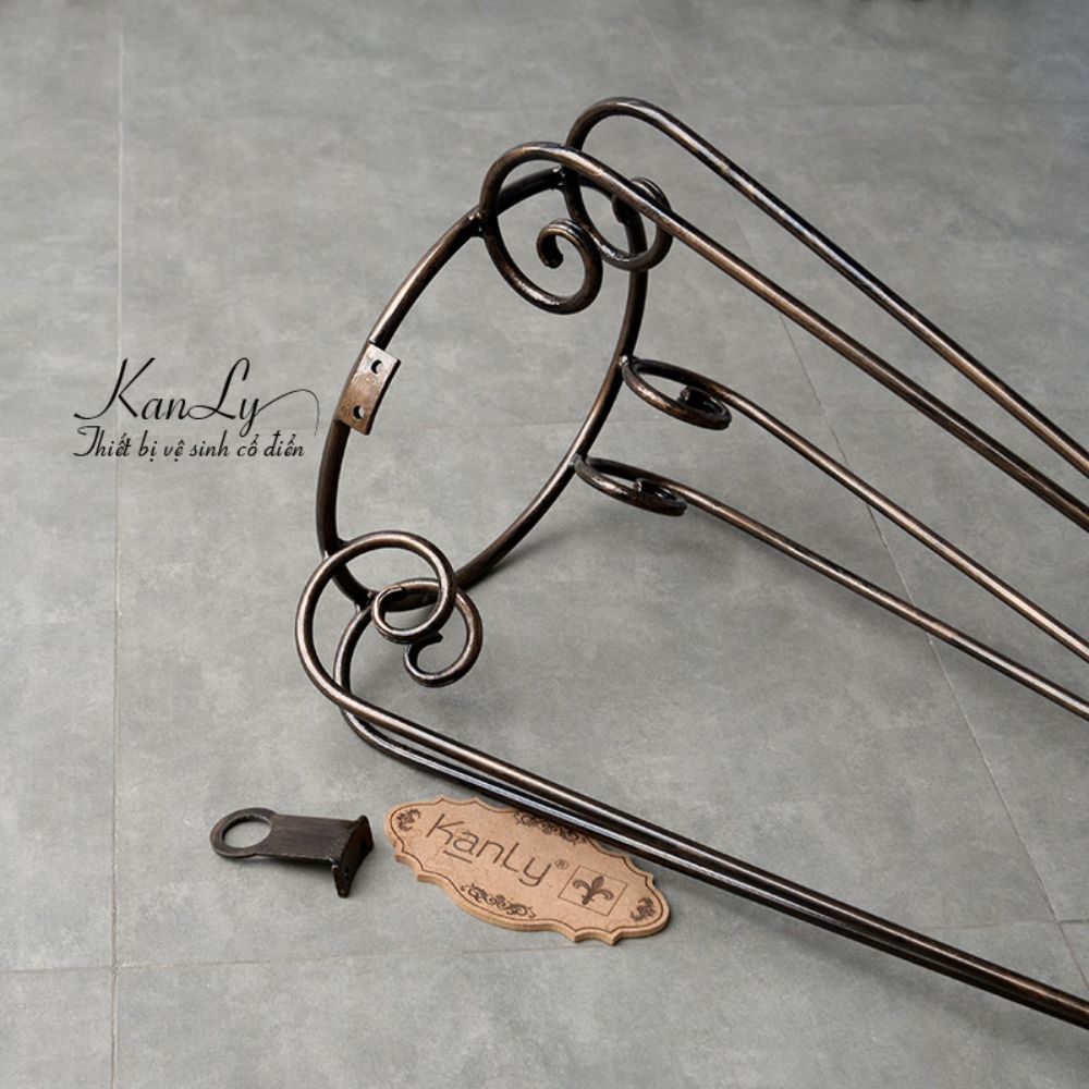 Kệ sắt để lavabo tròn Kanly FP01