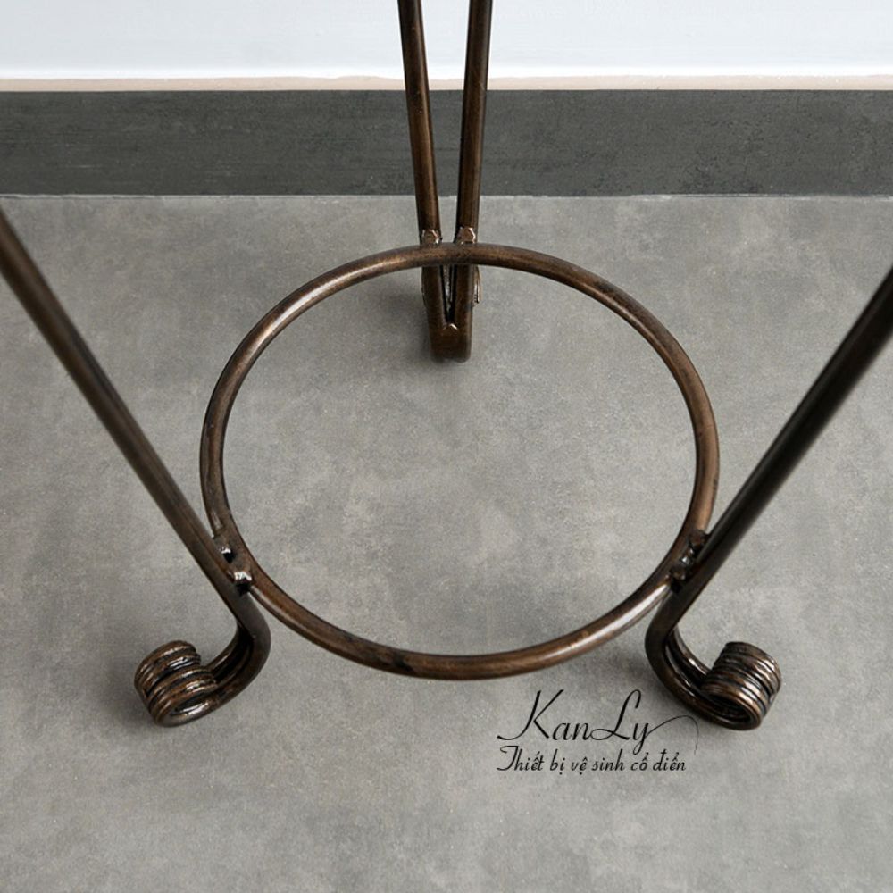 Kệ sắt để lavabo tròn Kanly FP01