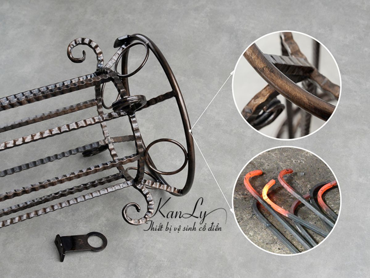 Kệ sắt để lavabo Kanly FP03