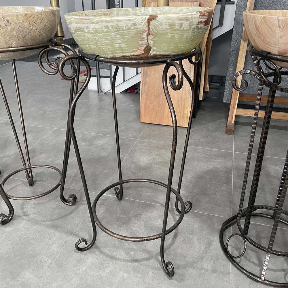 Kệ sắt để lavabo tròn Kanly FP10